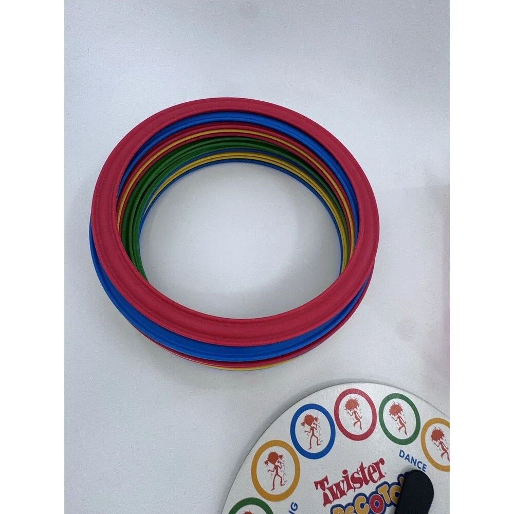 Twister Hopscotch Spinner Board & Arrow 12 Hoops 13 Connector Replacement Parts